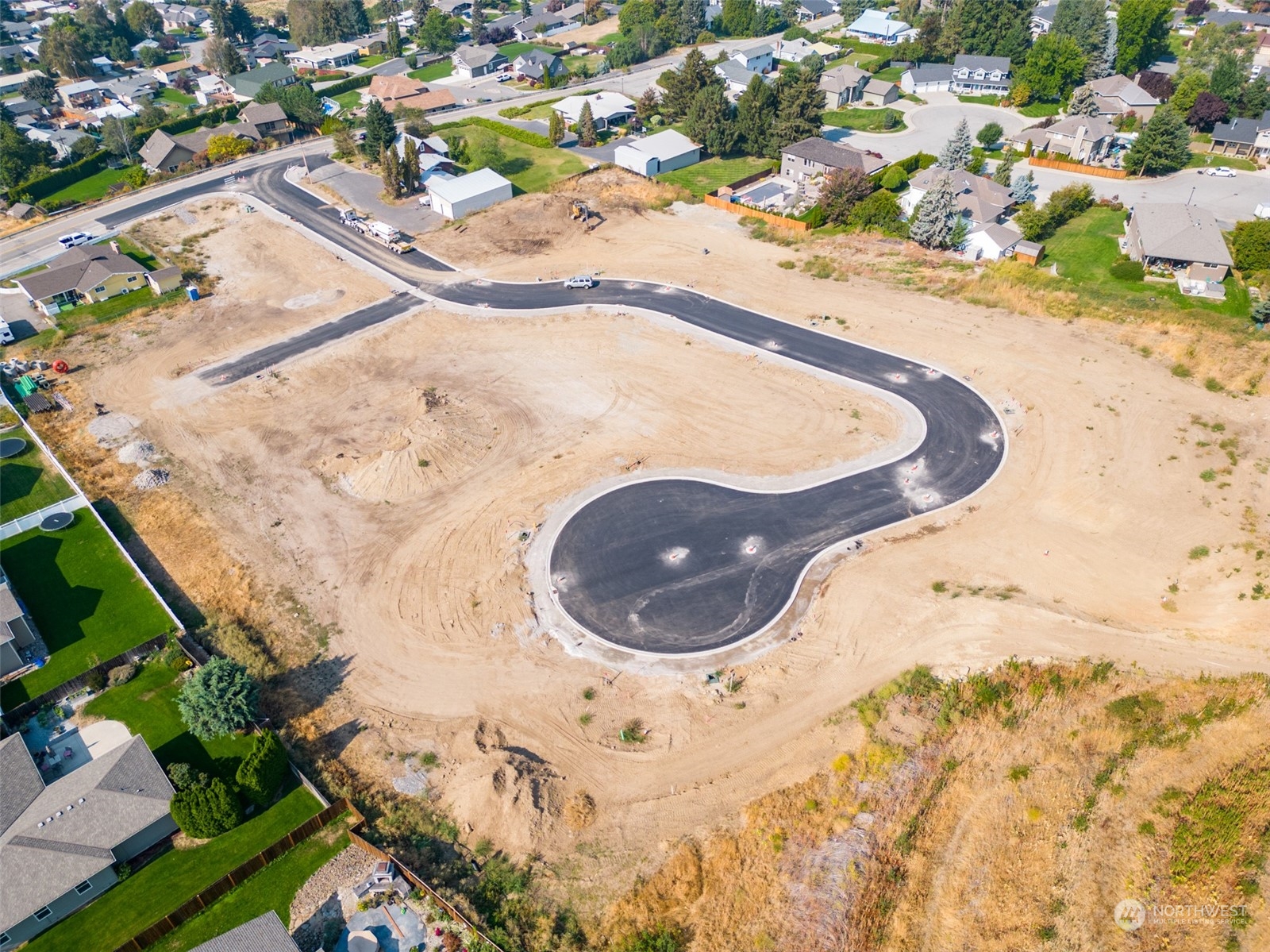 124 Freedom Hills Cashmere, WA 98815 - Photo 4 of 27 an aerial view of a swimming pool