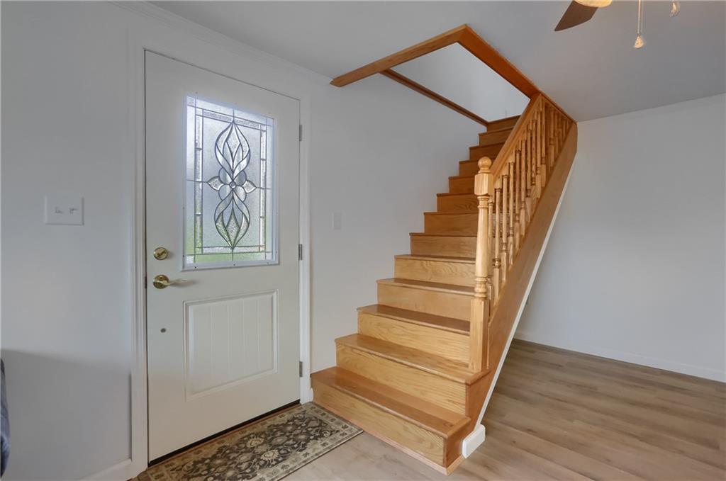 155 Dutchtown Road Butler, PA 16002 - Photo 2 of 34 a view of entryway with wooden floor and stairs