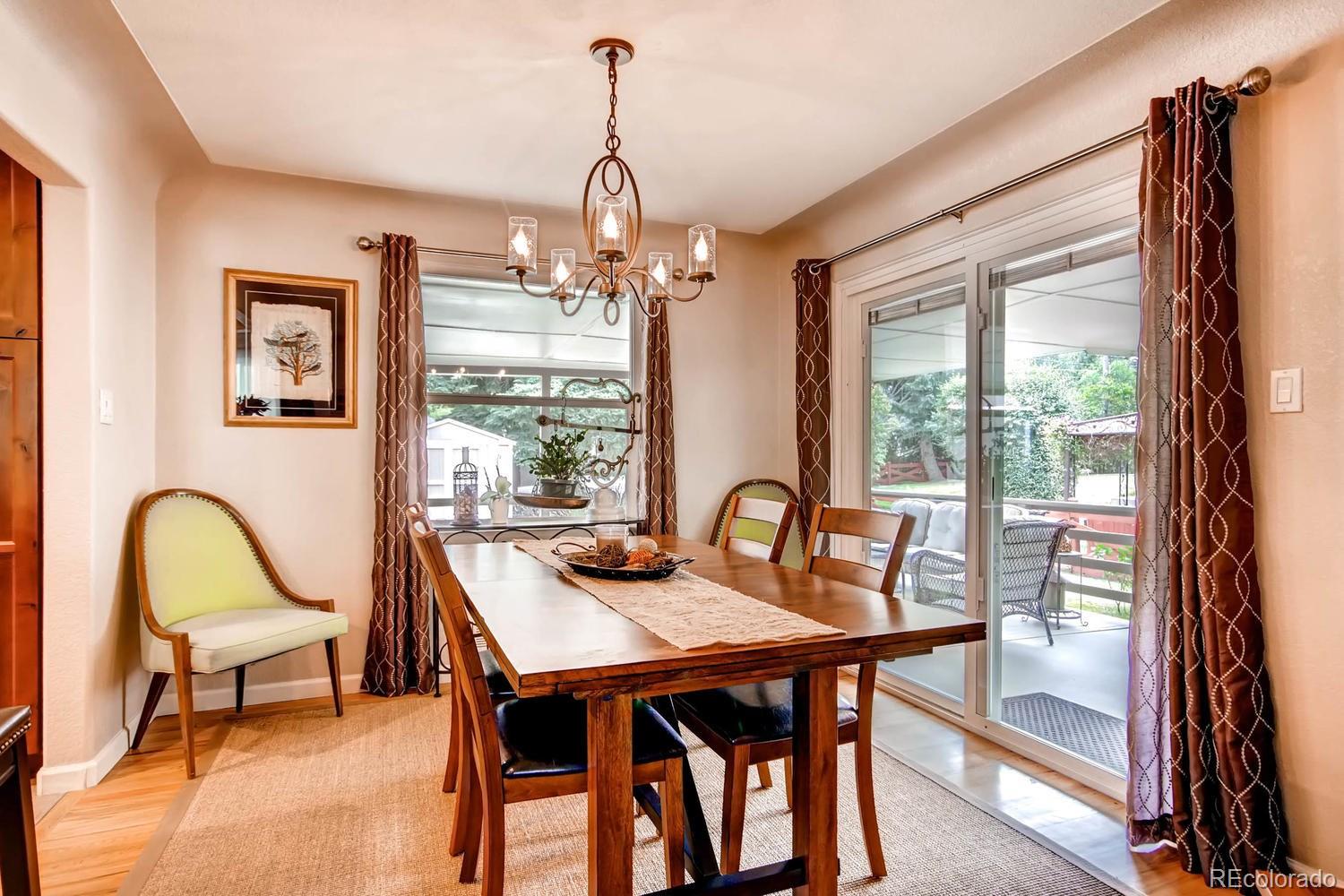 3660 Hoyt Court Wheat Ridge, CO 80033 - Photo 6 of 28 a view of a dining room with furniture window and outside view