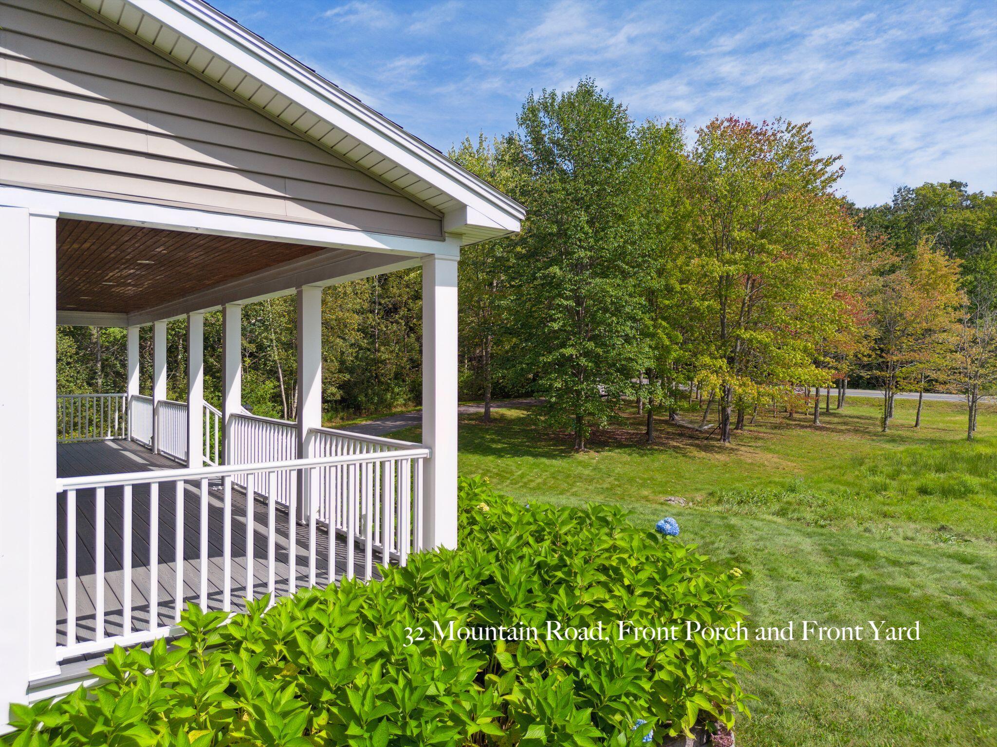32 Mountain Road Biddeford, ME 04005 - Photo 4 of 47 4 front porch and front yard