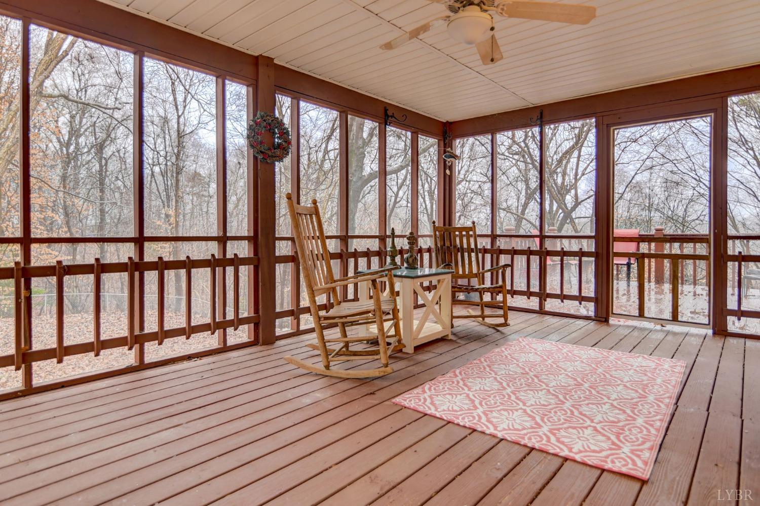 161 River Ridge Road Madison Heights, VA 24572 - Photo 8 of 36 a view of a room with wooden floor and balcony