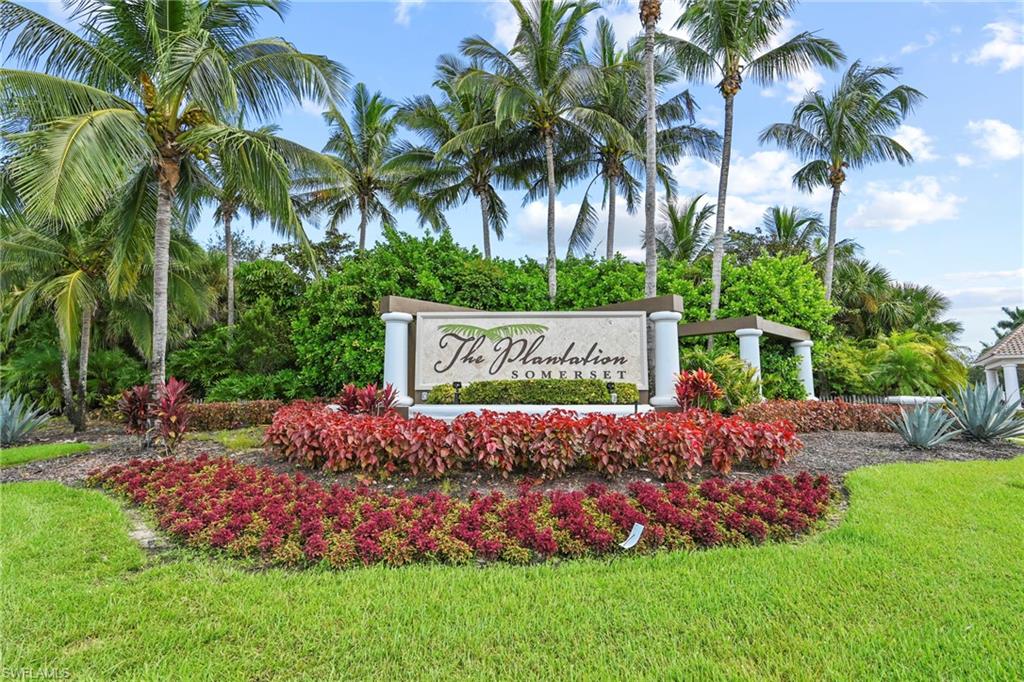 10231 Glastonbury Circle, Unit 101 Fort Myers, FL 33913 - Photo 27 of 35 a view of outdoor space with garden