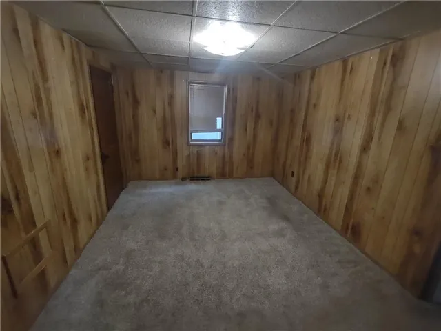 a view of hallway with stairs