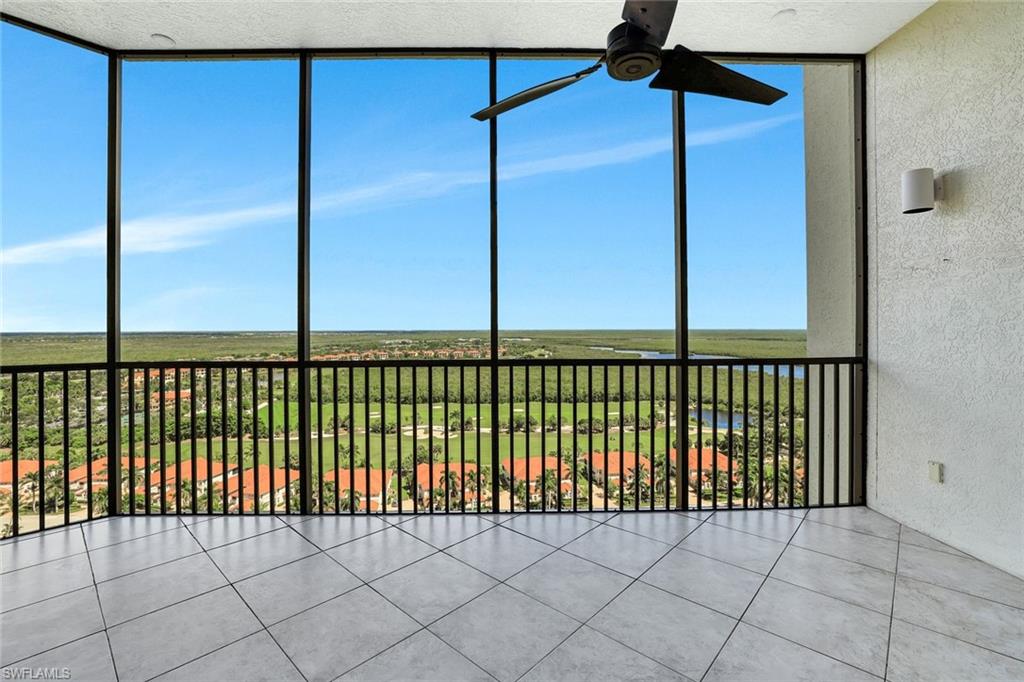 1060 Borghese Lane, Unit 2001 Naples, FL 34114 - Photo 26 of 35 View of unfurnished sunroom