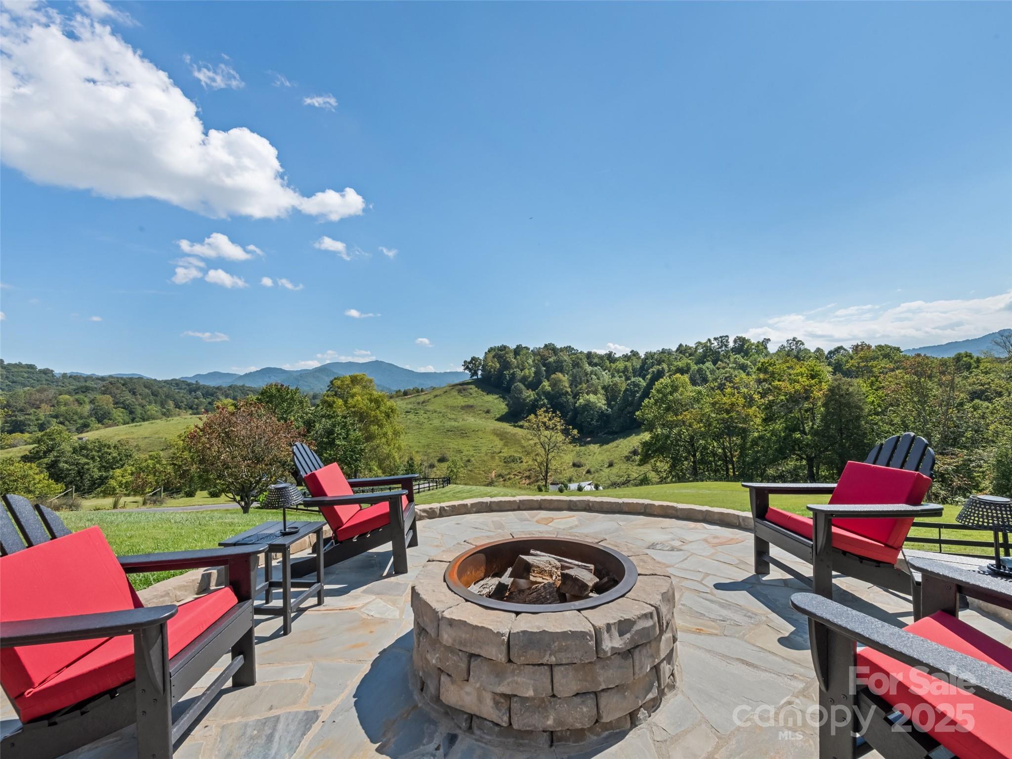 3735 Iron Duff Road Waynesville, NC 28785 - Photo 48 of 48 a terrace view with sitting space
