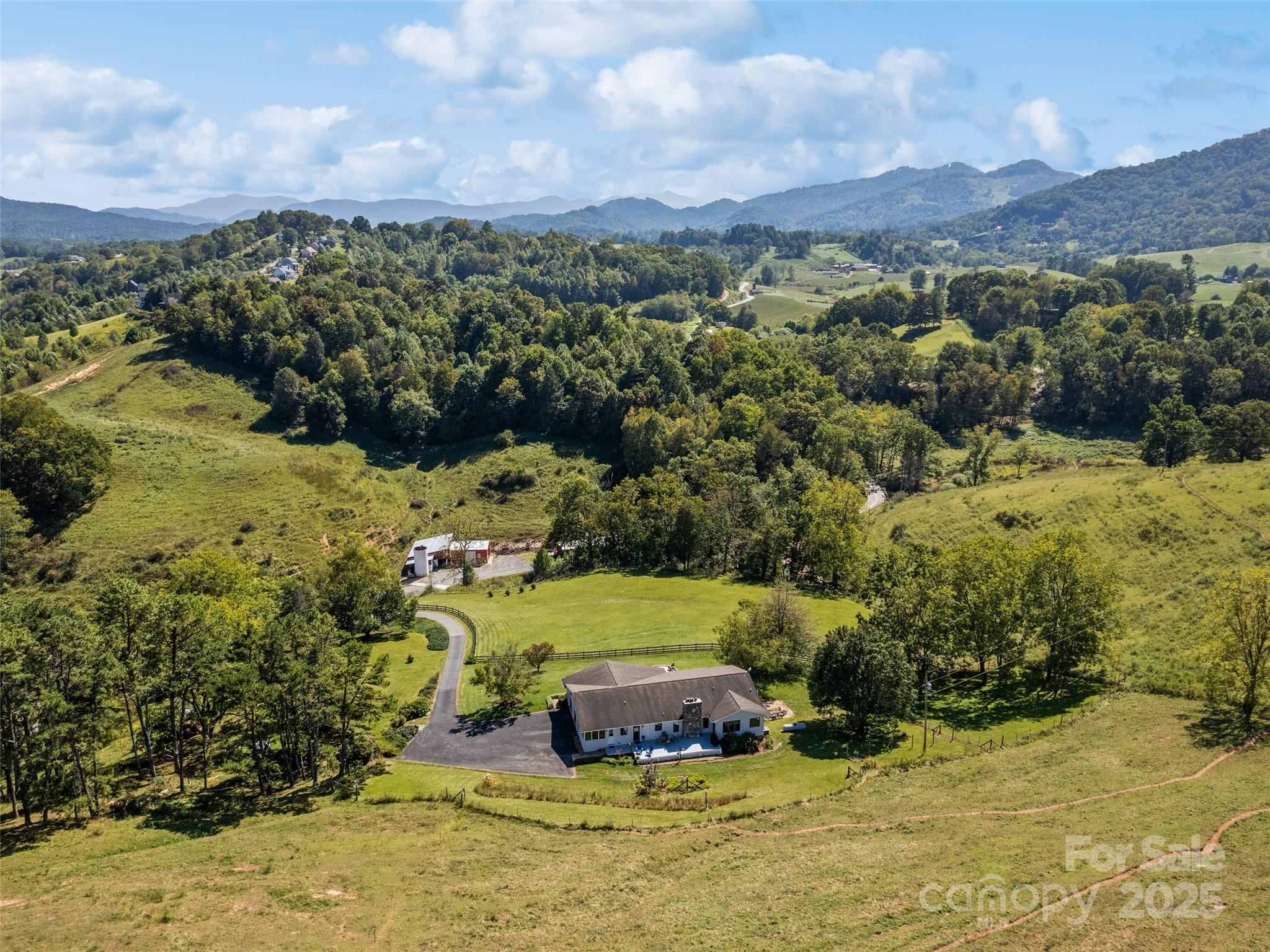 3735 Iron Duff Road Waynesville, NC 28785 - Photo 8 of 48 a view of a city with mountains in the background