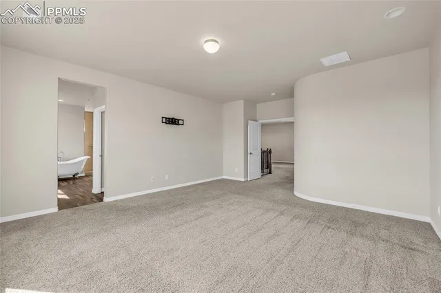 a view of empty room