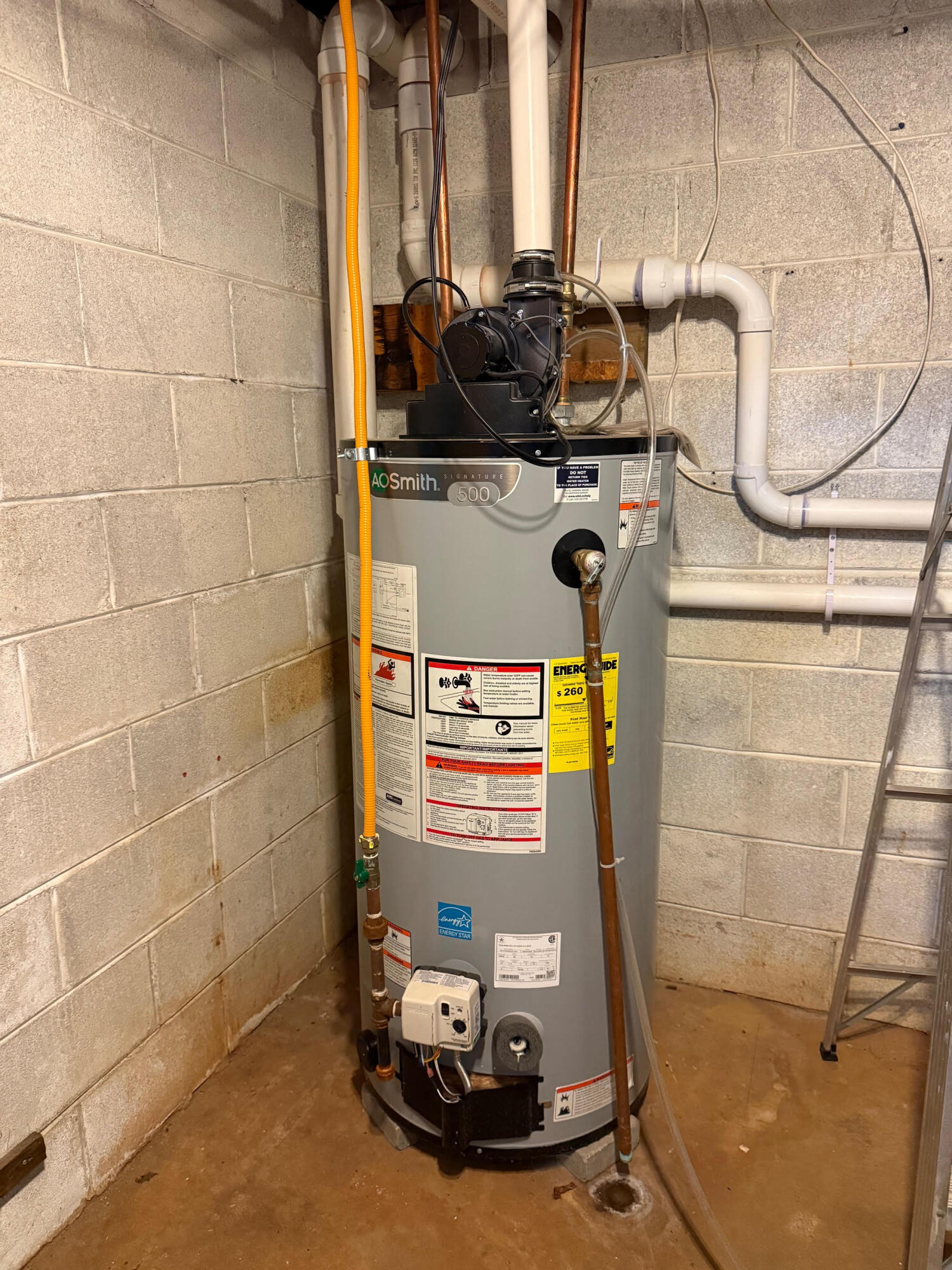 4282 West Fox Farm Road Manistee, MI 49660 - Photo 51 of 53 Gas Hot Water heater