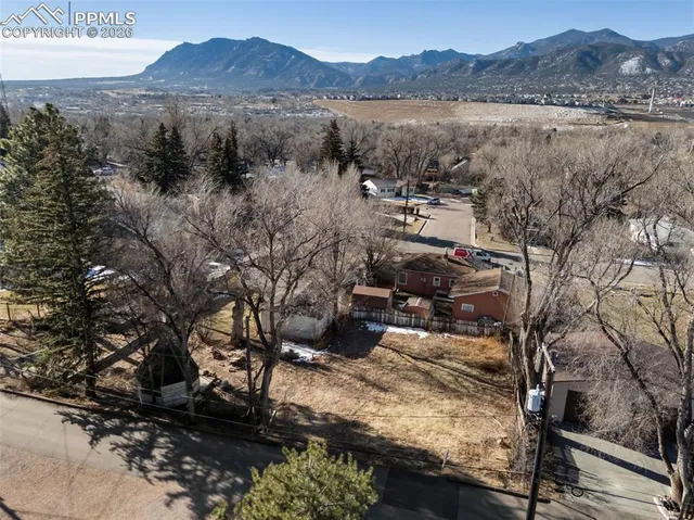 a view of lake with mountain