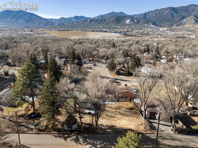 a view of lake and mountain