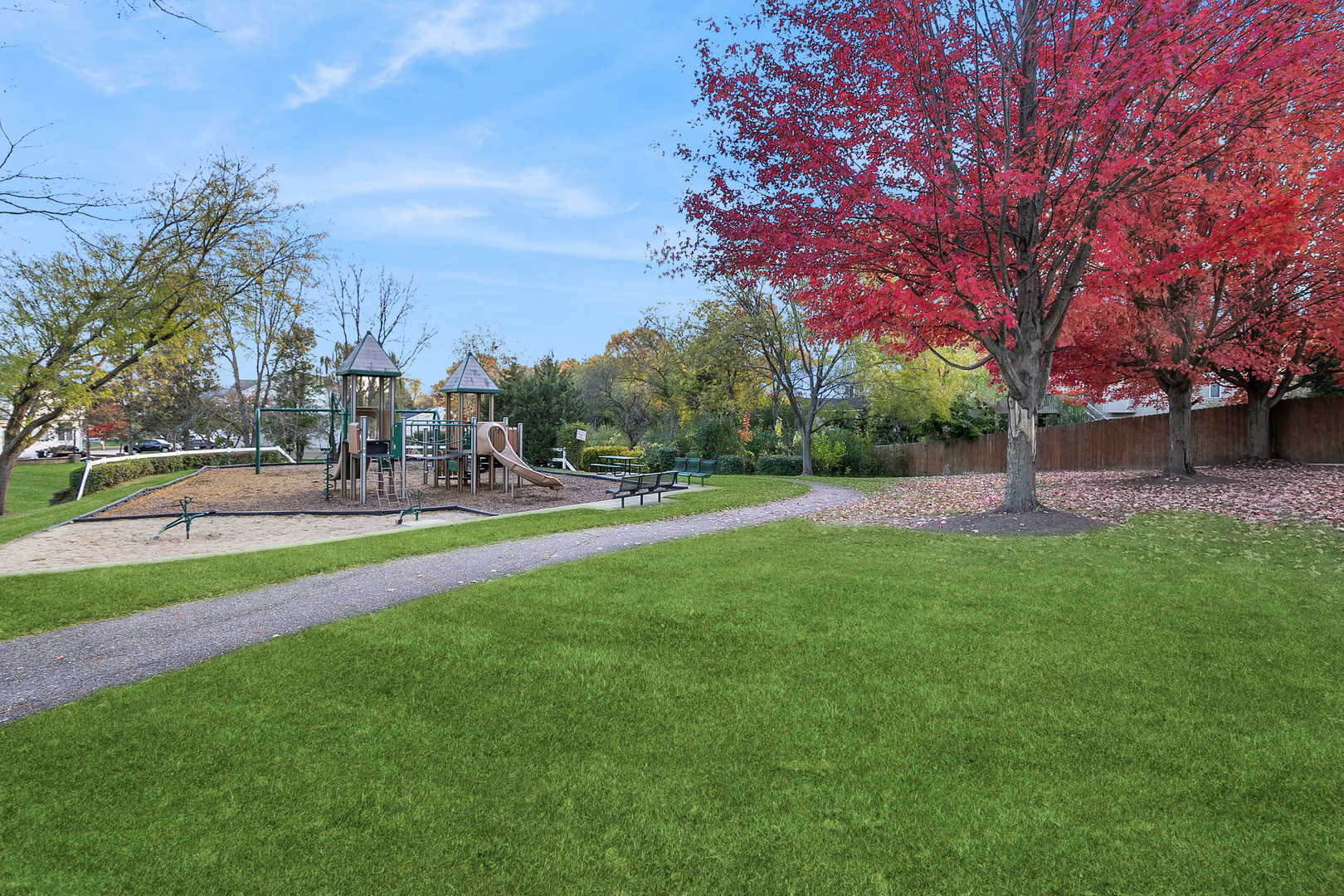 25904 Brooks Farm Road Round Lake, IL 60073 - Photo 20 of 20 a view of outdoor space with garden and trees