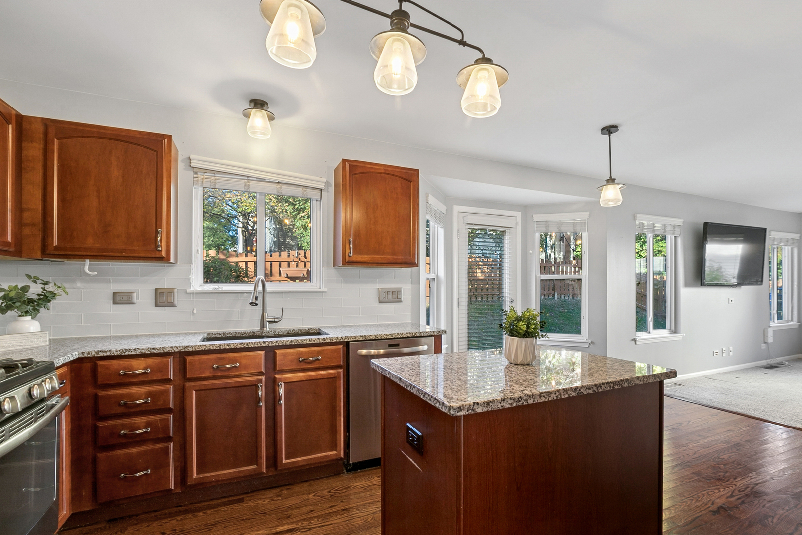 25904 Brooks Farm Road Round Lake, IL 60073 - Photo 5 of 20 a kitchen with a sink and cabinets