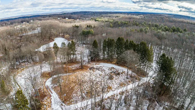 a view of city and mountain
