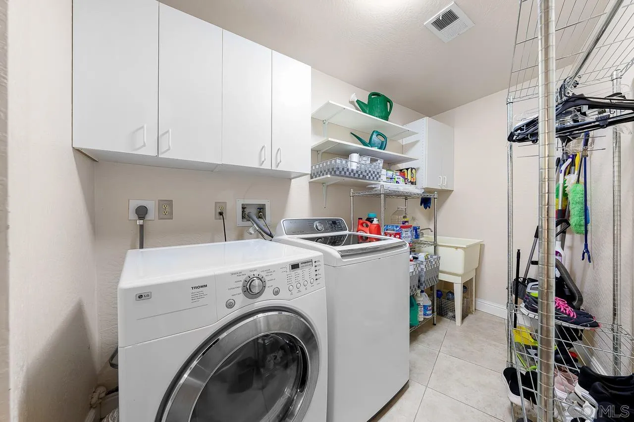 719 Singing Trails Drive El Cajon, CA 92019 - Photo 40 of 73 a view of storage and utility room with washer and dryer