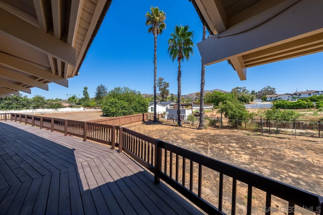 719 Singing Trails Drive El Cajon, CA 92019 - Photo 44 of 73 a view of a balcony with wooden floor
