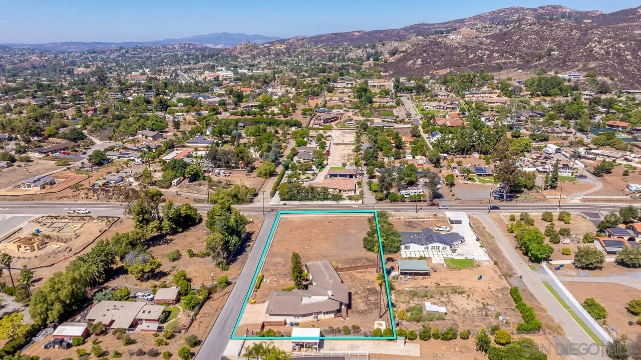 719 Singing Trails Drive El Cajon, CA 92019 - Photo 60 of 73 an aerial view of residential houses with outdoor space