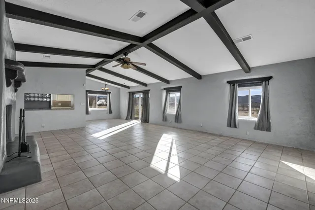 a view of livingroom and window