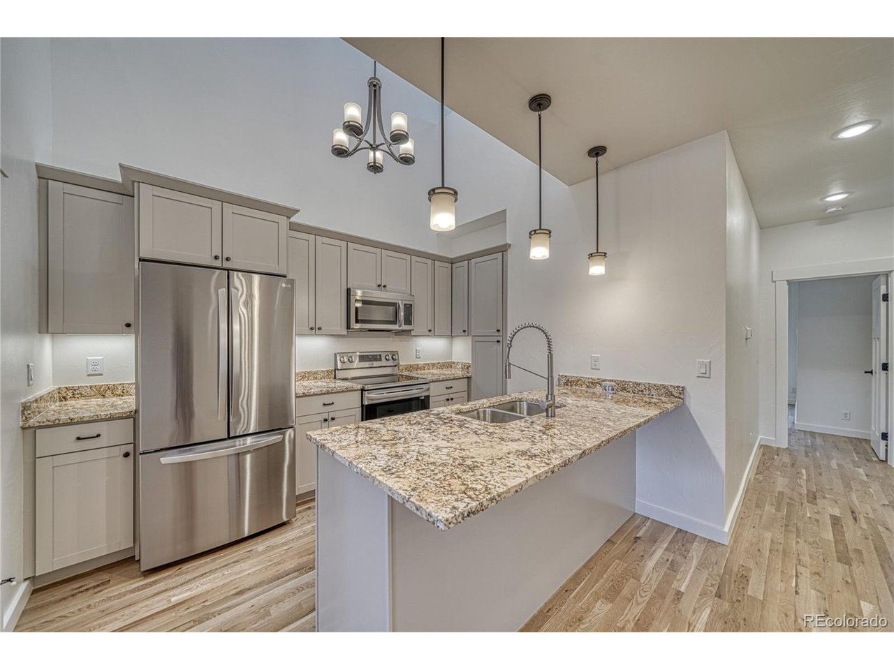 308 Old Stage Road Salida, CO 81201 - Photo 7 of 33 Kitchen with counter height breakfast bar