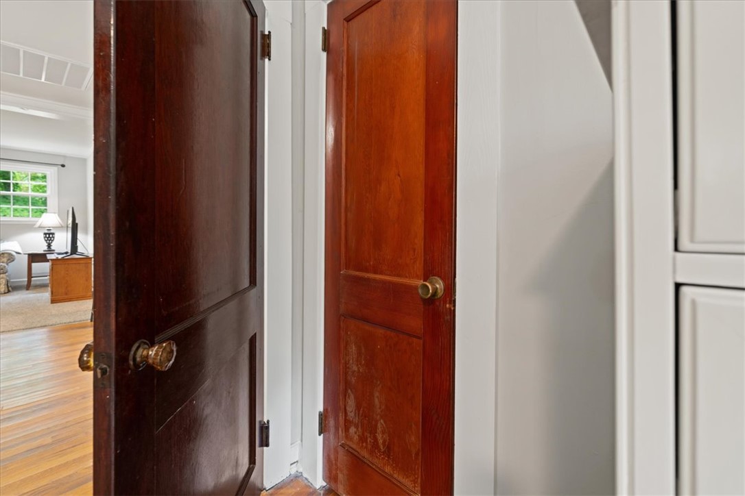 174 Holliday Road Six Mile, SC 29682 - Photo 29 of 49 Original Hardwood doors with brass and crystal hardware
