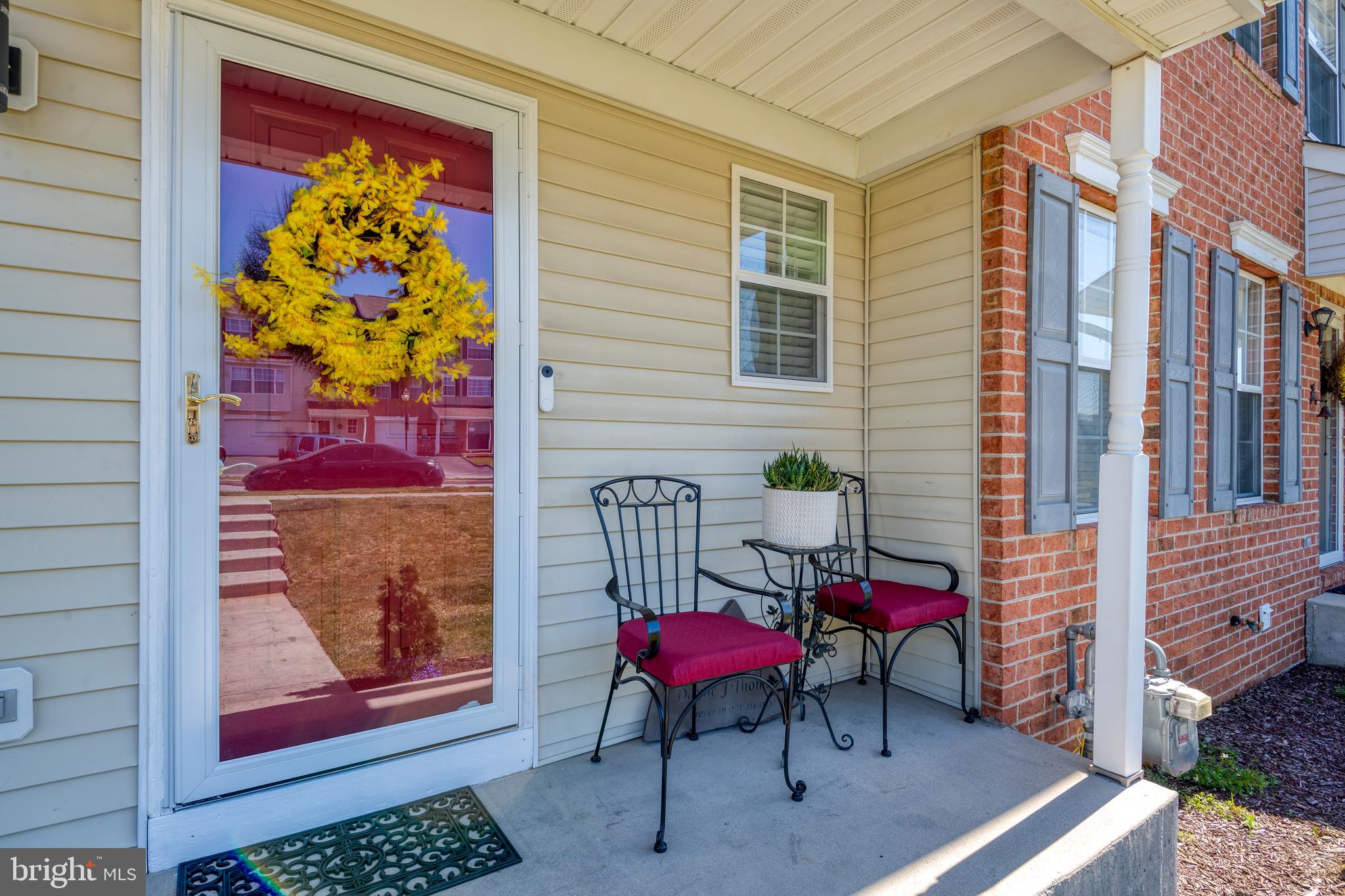 Welcoming front porch