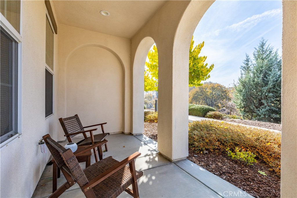9354 Riberena Circle Atascadero, CA 93422 - Photo 3 of 47 a view of a balcony with furniture and garden