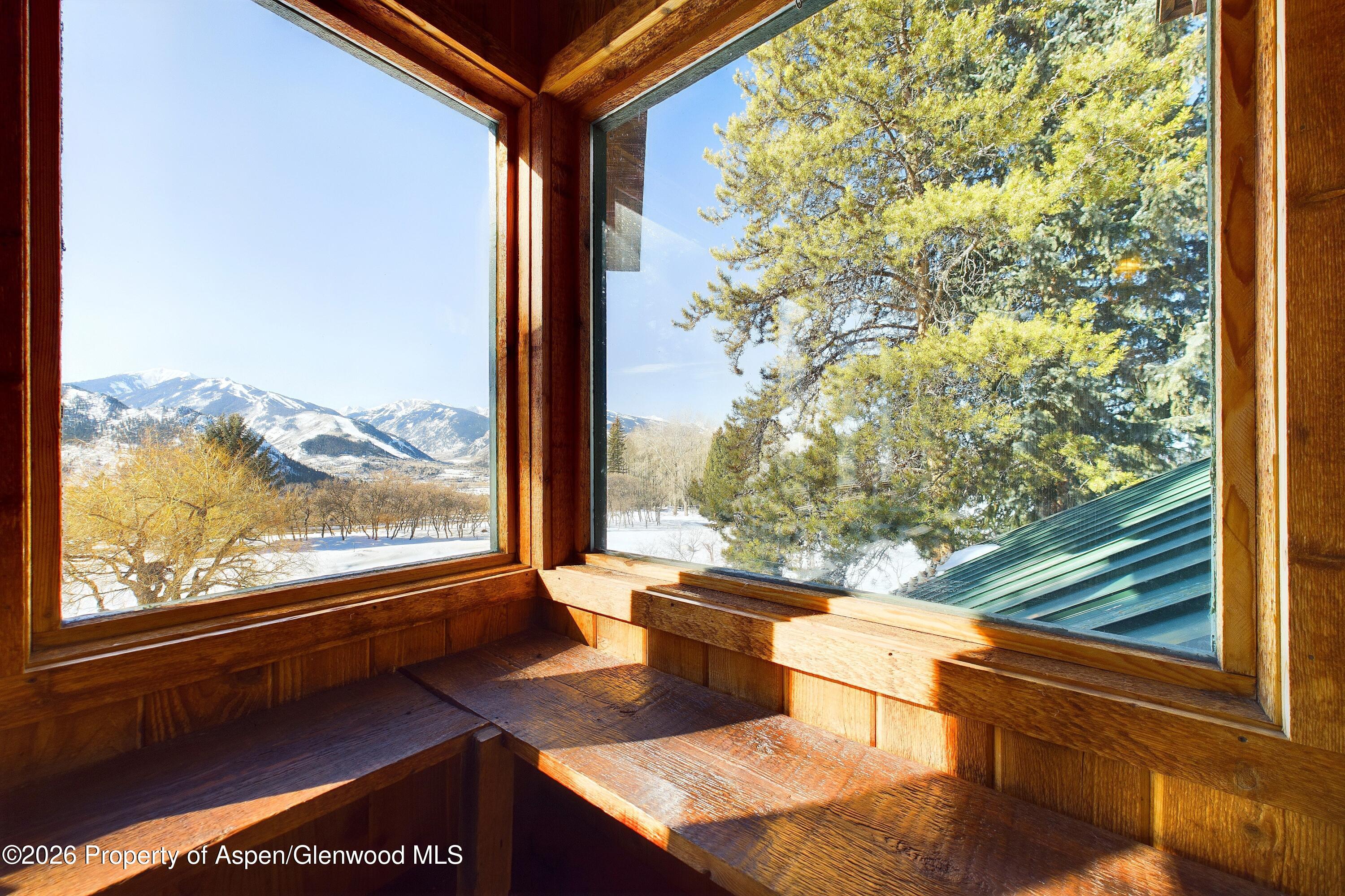 209 East Reds Road Aspen, CO 81612 - Photo 51 of 54 a view of a floor to ceiling window and outside view