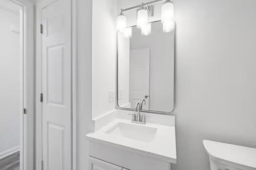 30 Lowery Road Freeport, FL 32439 - Photo 27 of 40 a bathroom with a sink and a mirror