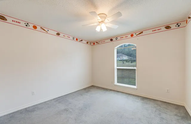 a view of a decorative light in a room