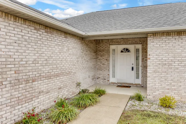 a view of a brick house