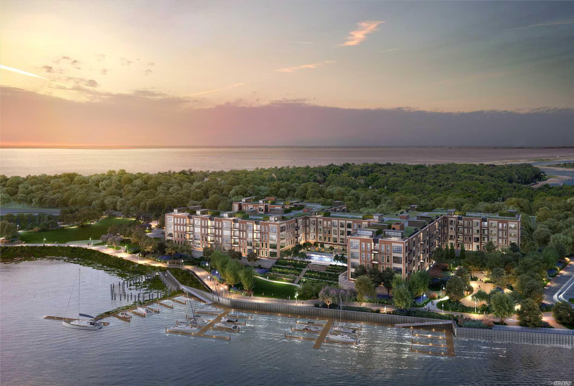 100 Garvies Point Road, Unit 1336 Glen Cove, NY 11542 - Photo 1 of 1 Aerial View of The Beacon