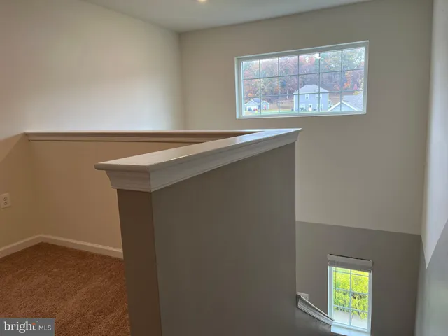 a kitchen with a window
