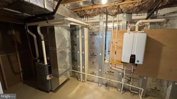 a view of a storage room