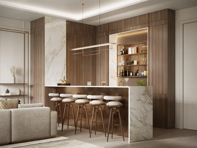 a living room with furniture a walk in closet and a window