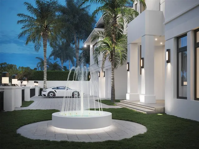 a view of a house with a swimming pool