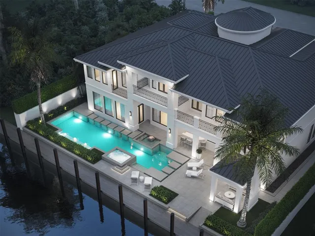 a view of a house with a patio