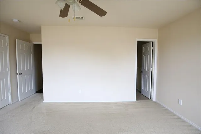 an empty room with a empty space