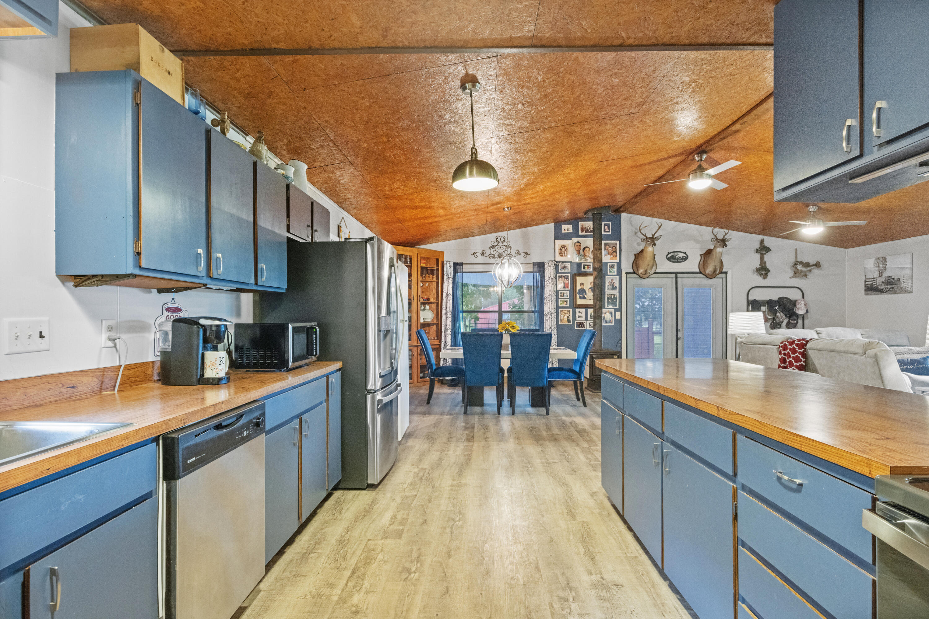 190 Peaden Bridge Road Baker, FL 32531 - Photo 23 of 73 a kitchen with stainless steel appliances granite countertop a sink and cabinets