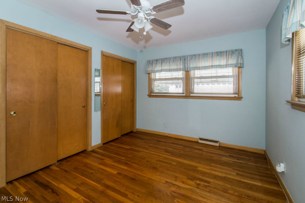 5016 North Sedgewick Road Cleveland, OH 44124 - Photo 9 of 22 Master Bedroom with Gleaming Hardwood Floors and 2 Double Closets