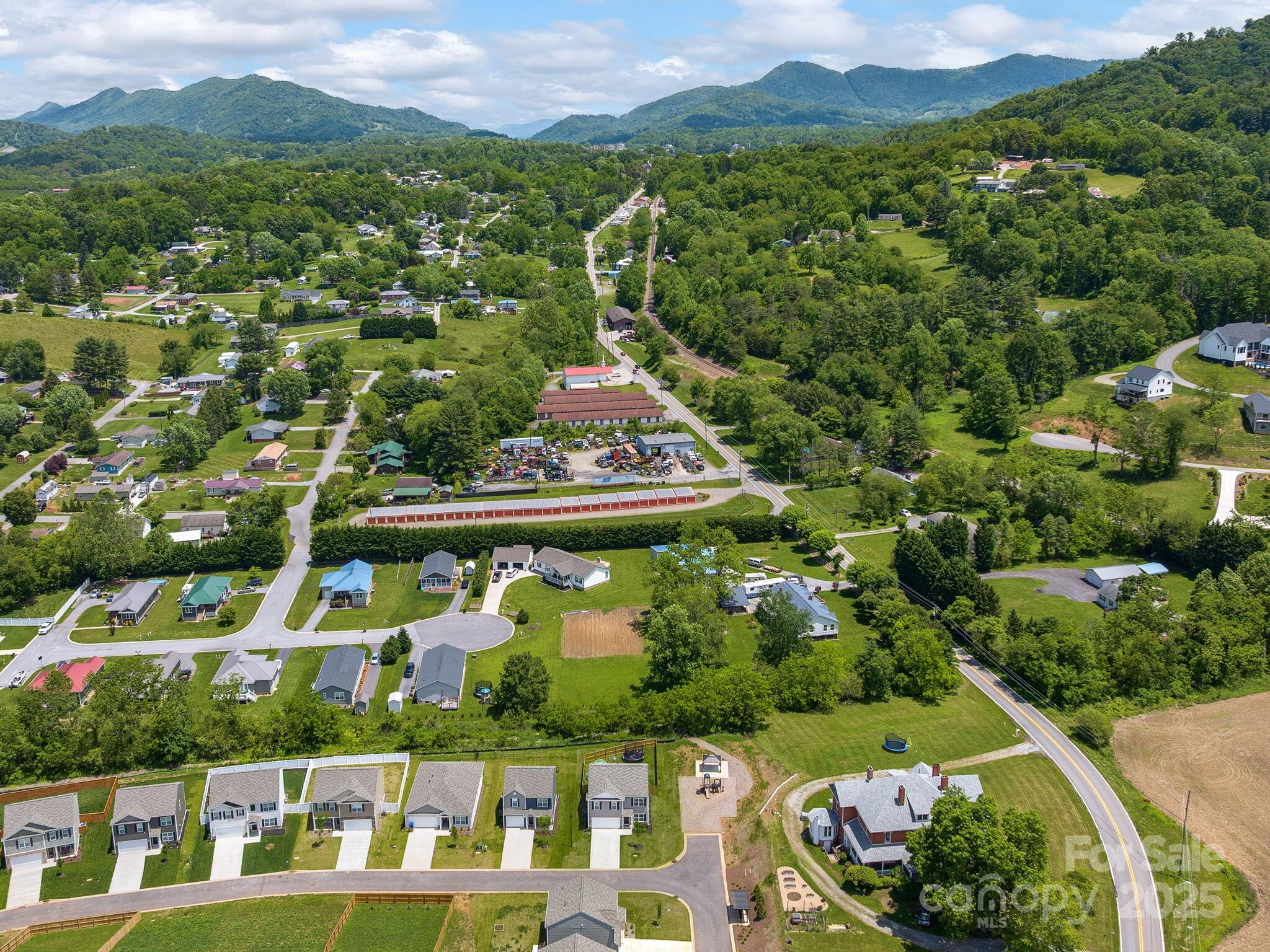 8 Madelyn Drive Clyde, NC 28721 - Photo 31 of 34 a view of a city from a balcony