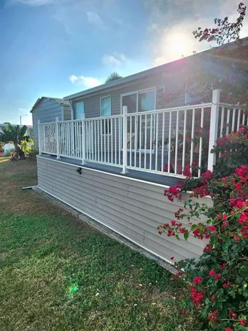 a view of wooden door