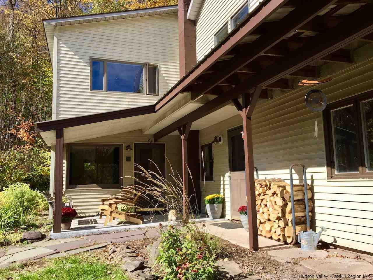 985 Cold Spring Road Roxbury, NY 12474 - Photo 33 of 35 a view of a house with a garage