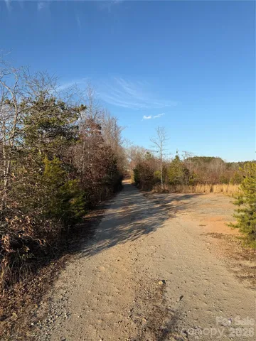 a view of a lake with a mountain in the background