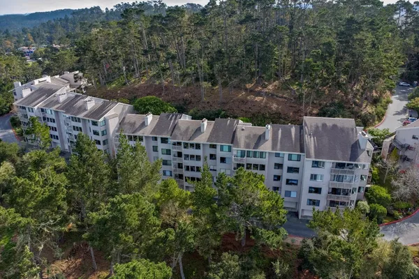 an aerial view of multiple houses