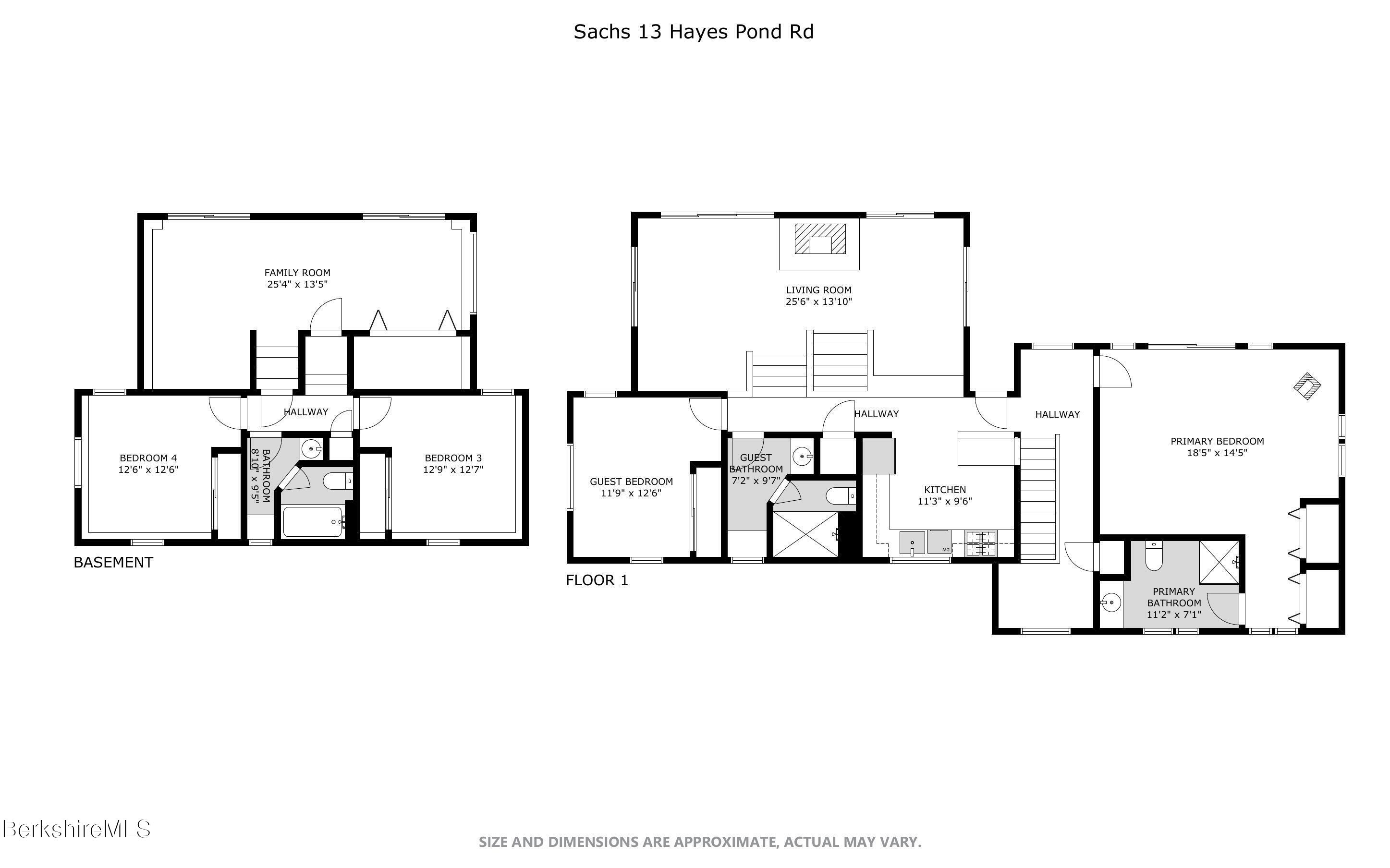 13 Hayes Pond Road Otis, MA 01253 - Photo 55 of 55 Floor Plan 13 Hayes Pond Rd