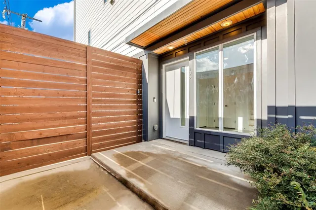 a view of a backyard with a large window