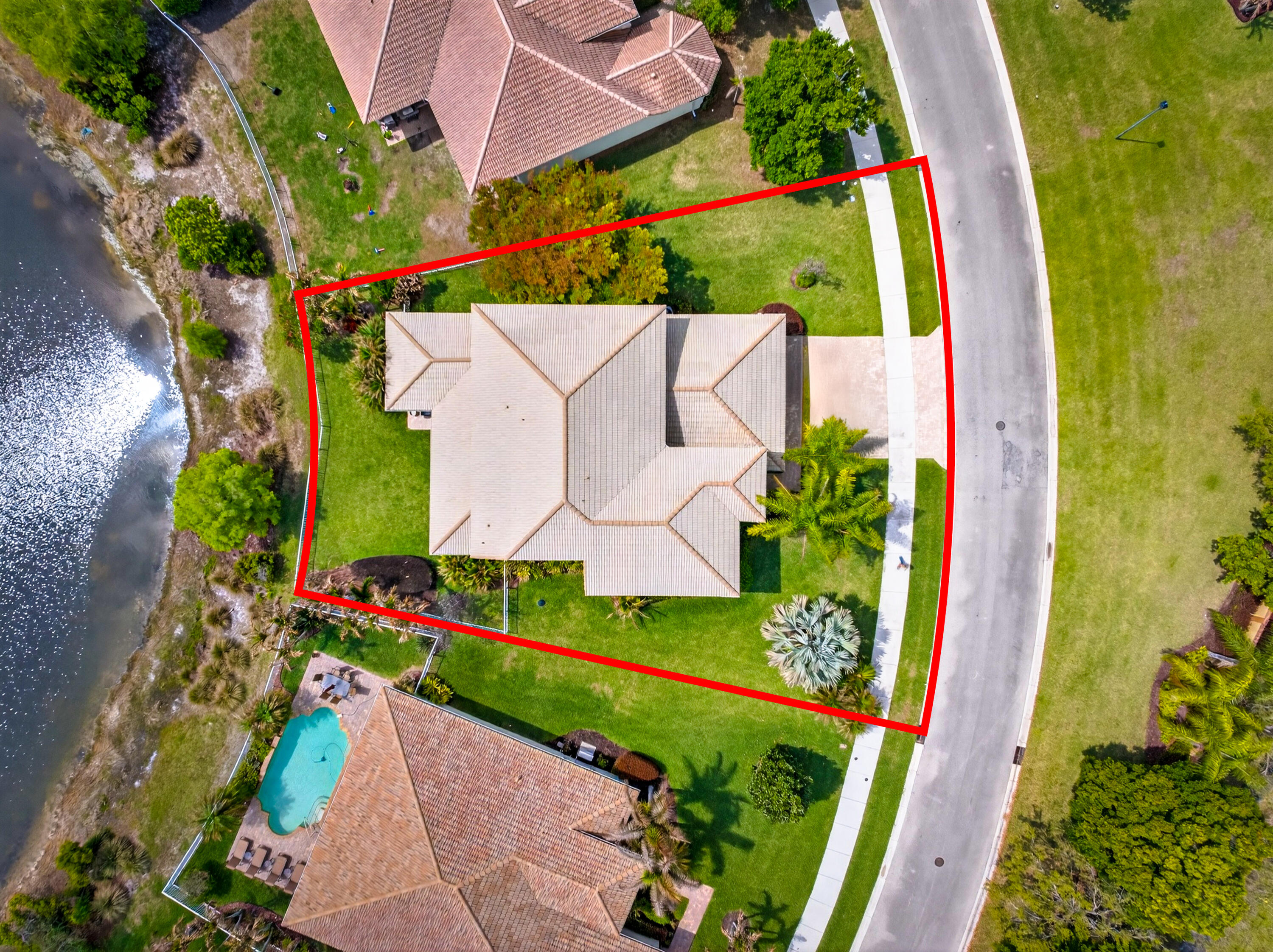 1315 Southeast Conference Circle Stuart, FL 34997 - Photo 54 of 55 an aerial view of a house