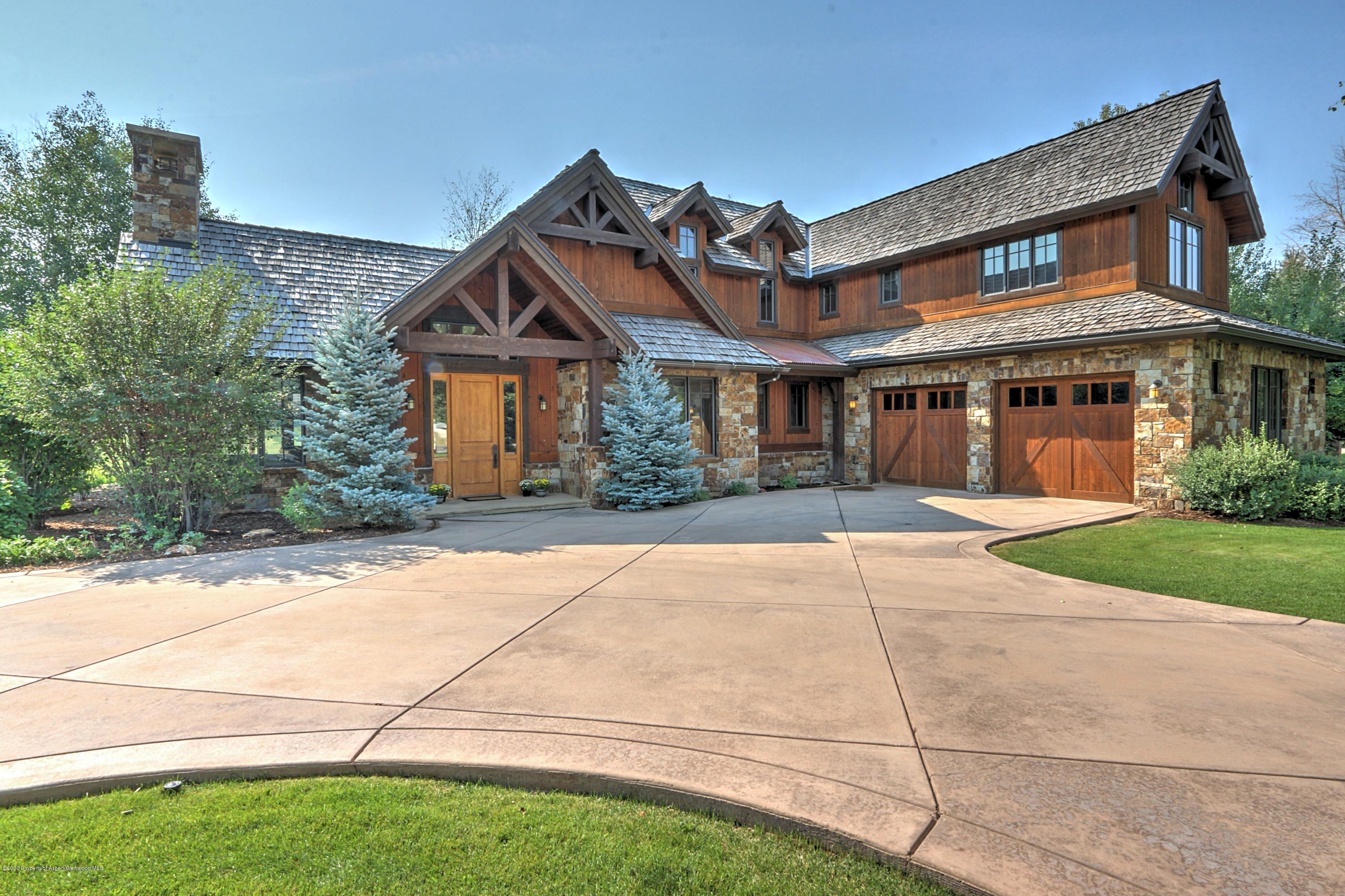 54 Diamond A Ranch Road Carbondale, CO 81623 - Photo 3 of 43 a front view of house with yard and green space
