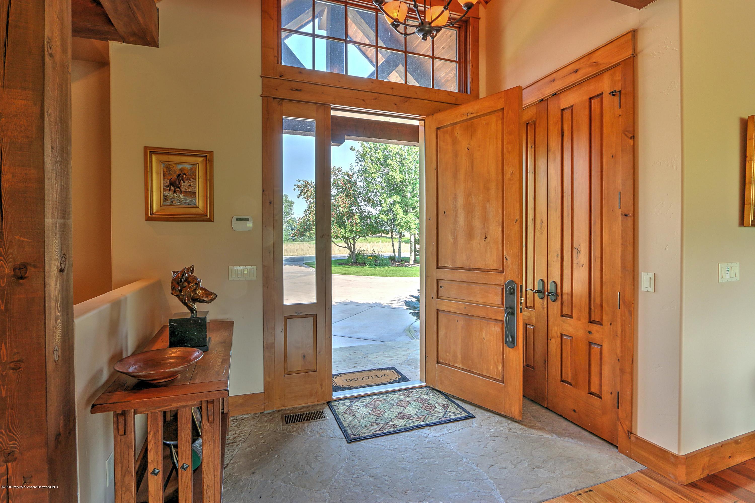 54 Diamond A Ranch Road Carbondale, CO 81623 - Photo 8 of 43 a view of a entryway door