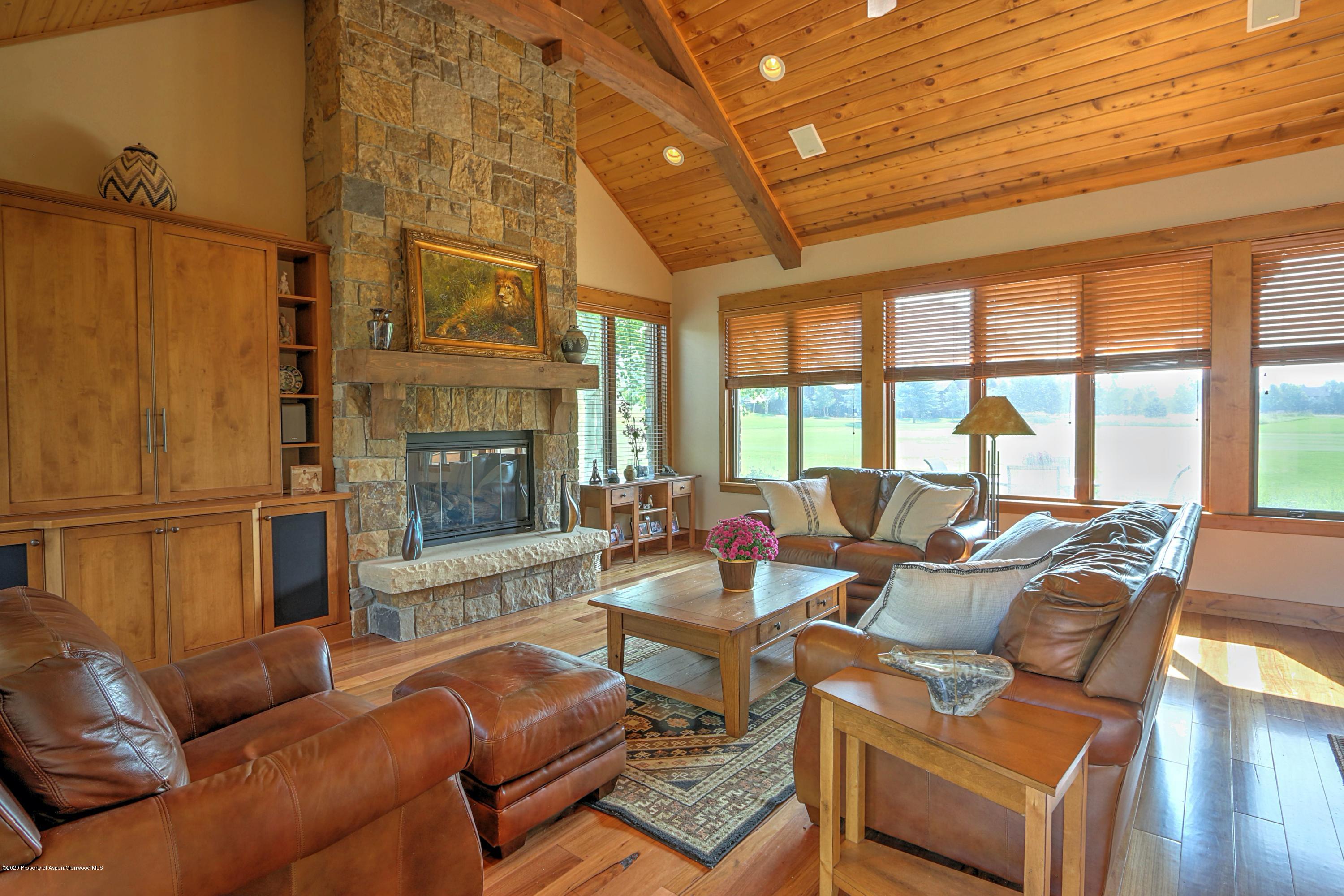 54 Diamond A Ranch Road Carbondale, CO 81623 - Photo 9 of 43 a living room with furniture and a fireplace