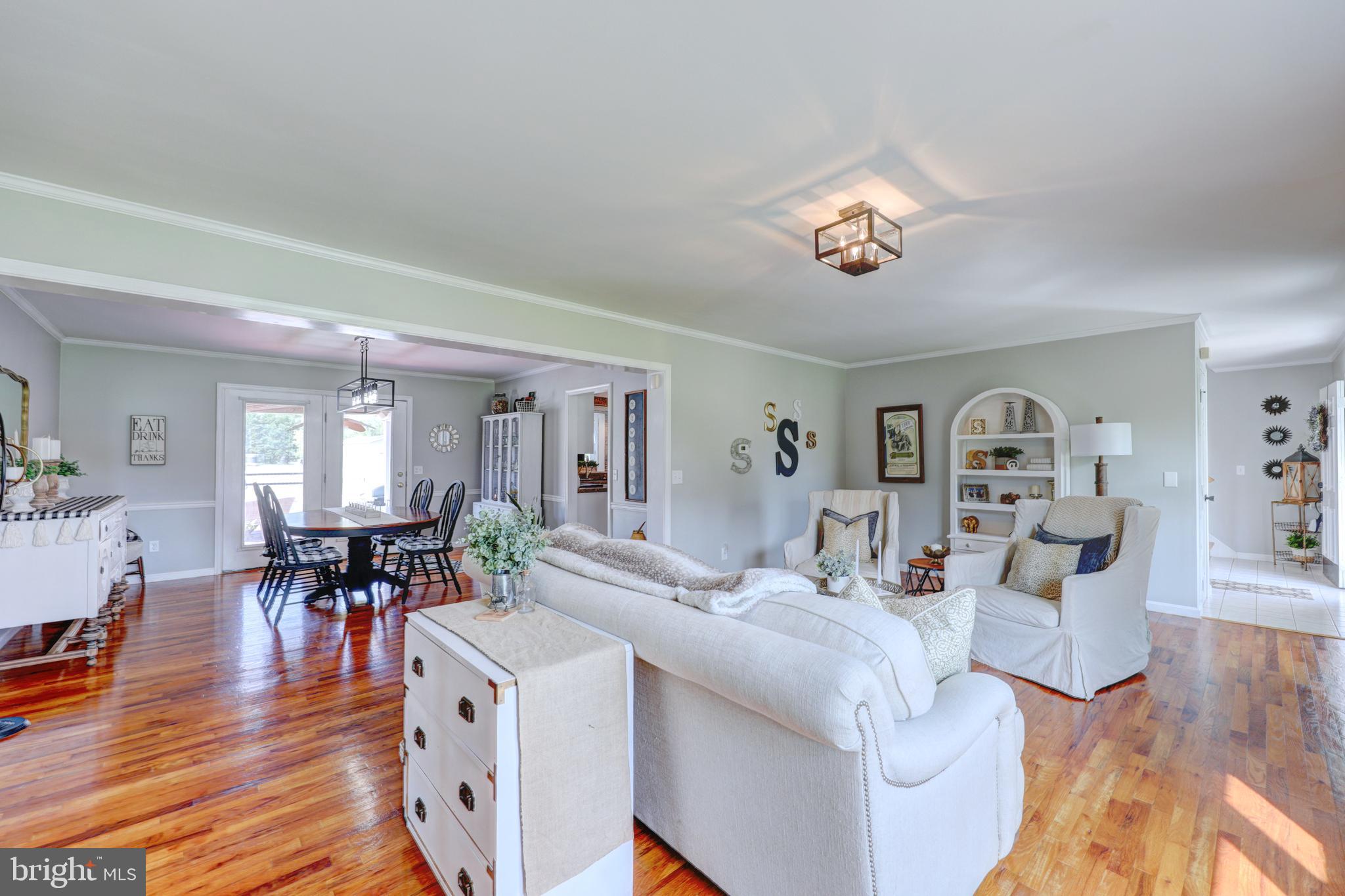 22816 Deep Branch Road Georgetown, DE 19947 - Photo 15 of 85 Living room opens to the dining room